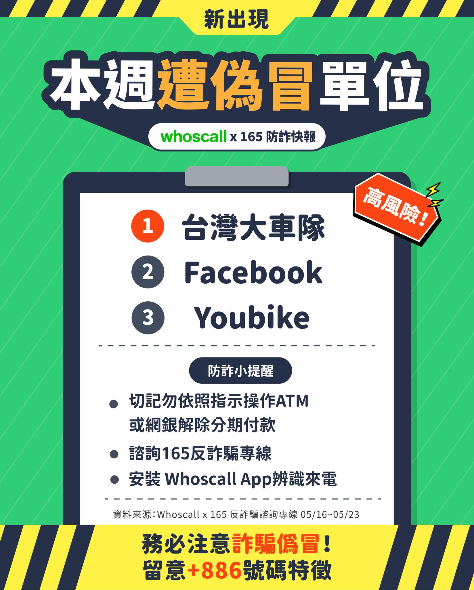 特別留意 本週新出現的詐騙單位❗️